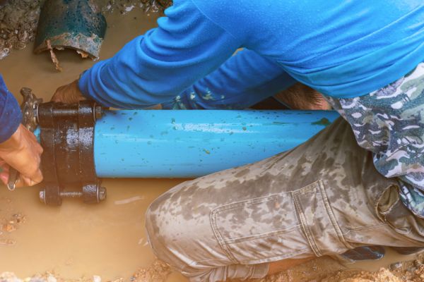 Underground Water Line Repair in Lenoir City